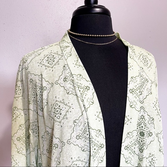 Lime Green 80s Style Lime Green Cardigan - Picture 2 of 5
